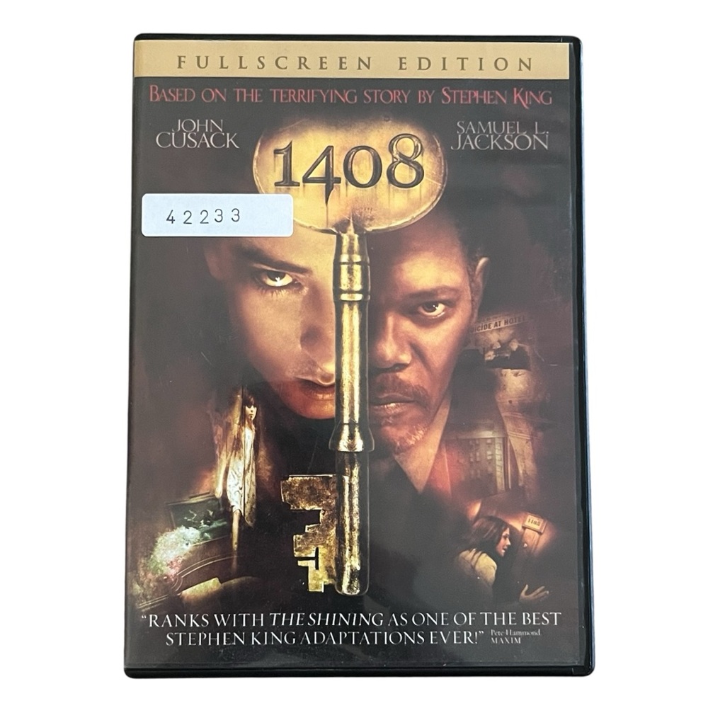 👻4/$20 1408 DVD Fullscreen Edition Stephen King Horror Movie